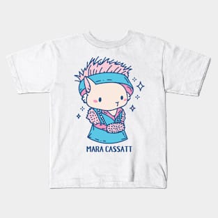 Mara Cassatt Funny Artist Animal pun Kids T-Shirt